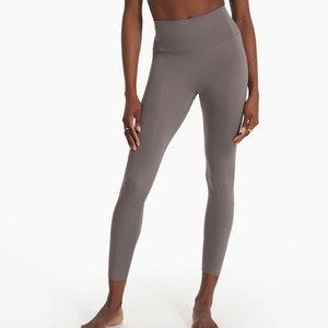High Quality Women' Custom High Waist Gym Workout Fitness <b>Leggings</b> Solid Design Breathable Yoga Pants with Elastic Waist Closure - Product Image 2