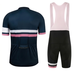 Maillot de cyclisme noir pour femme avec fermeture éclair sur le devant et ensemble de shorts assortis, respirant, manches longues, 100 % polyester, service OEM - Product Image 2
