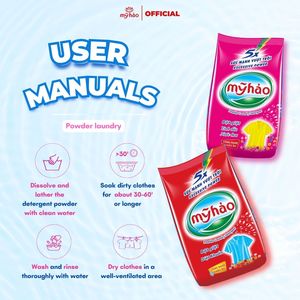 My Hao 5X Eco-Friendly Perfume Fragrance Powder <b>Detergent</b> Deep Clean Carpets All-In-One for Household Use - Product Image 6