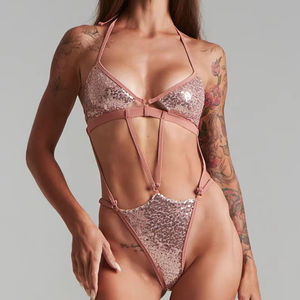 Traje de Danza del Vientre para Mujer, Adelgazante, de una Pieza, Spandex/Nylon, Elástico, Transpirable, de Secado Rápido, Sin Costuras - Product Image 1