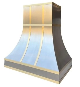 Capot de cheminée mural en laiton, design attrayant, fait main, à prix abordable, provenant d'un fabricant indien - Product Image 1