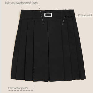 OEM 2026 Manufacturer Elastic Waist Girls <b>Skirt</b> With Custom LOGO - Product Image 5