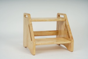 High Quality Vietnam Rubber wood Two <b>Step</b> <b>Stool</b> with Low Price Guarantee - Product Image 2
