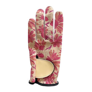 Womens Golf <b>Gloves</b> Custom Logo Printing Golf <b>Gloves</b> Right and Left Hand Full Cabretta Leather Golf <b>Gloves</b> - Product Image 4