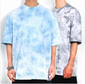 Fashion <b>Tie</b>-<b>dye</b> Pattern Short-sleeved <b>T</b>-<b>shirt</b> for Teenagers Round Neck Popular Style Casual <b>T</b>-<b>shirt</b> Wholesale - Product Image 2