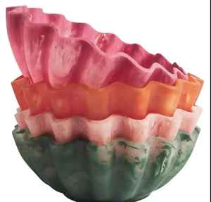 Tazón para Servir Ensaladas de Frutas y Alimentos, Estilo Ángel, de Resina, Duradero, Pulido, de Alta Calidad, para Uso Familiar, para el Hogar y la Cocina - Product Image 5