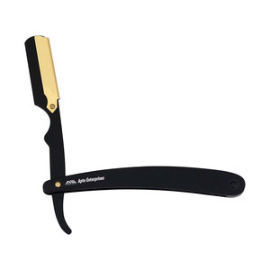 Angle Black Finish Black Razor With Gold <b>Lock</b> Precision Shaving <b>Tool</b> Ultimate Grooming Experience Adjustable Blade - Product Image 4