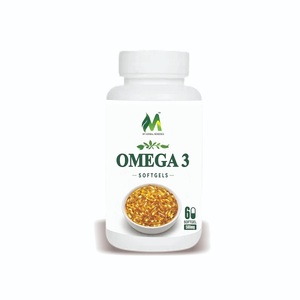 OMEGA 3 SOFTGEL Plant Extract Softgel Capsules with Premium Botanical Ingredient <b>Blend</b> in Secure <b>Bottle</b> Packaging for Herbal - Product Image 1