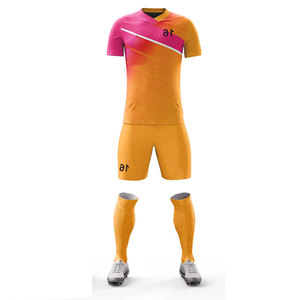 Tenue d'entraînement de football pour adultes, uniforme multicolore, design tendance, maillots de football vierges, kits de maillots. - Product Image 5