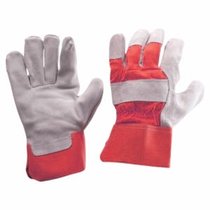 ถุงมือทำงานหนังวัวแท้คุณภาพสูง เสื้อผ้าสะท้อนแสงเพื่อความปลอดภัย ถุงมือช่าง ถุงมือป้องกันส่วนบุคคลเพื่อความปลอดภัย - Product Image 5