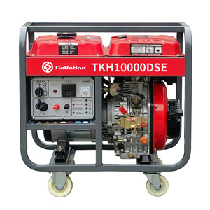 Générateur diesel portable TieKeHan 7,5 kW monophasé 230 V à châssis ouvert, moteur de petite taille, haute efficacité - Product Image 1