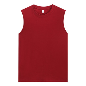 Débardeur Homme Grande Taille 100% Coton 200g Col Rond Sans Manches Style Décontracté pour la Gym – Prix Usine Chine Bangladesh - Product Image 5
