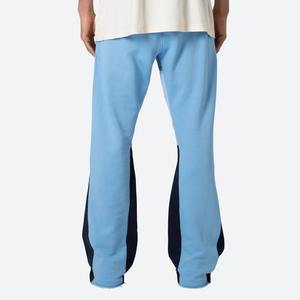 Pantalon de survêtement patchwork personnalisé mieux vendu pantalon de survêtement évasé décontracté pour hommes pantalon taille haute/basse au Pakistan - Product Image 4