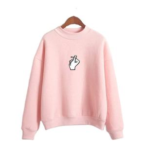 Sweatshirts 100% coton de haute qualité pour femmes Logo personnalisable taille impression respirant anti-boulochage doublé pour le confort hivernal - Product Image 5