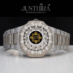 Reloj de Cuarzo con Diamantes Moissanite de Excelente Calidad para Mujer, Diseño Delgado, Elegante y Moderno, Disponible para Regalo - Product Image 4