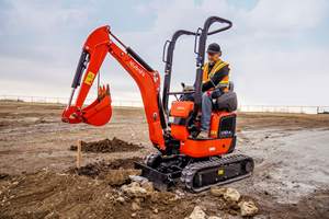 Mini-excavatrice sur chenilles U10 1 tonne économique avec vérins HYDAC, vannes EATON, roulements, moteur et contrôle de haute précision pour moteur 1 - Product Image 2