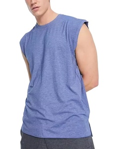 2025 hommes décontracté Gym débardeur sans manches Fitness gilet maillots plaine Polyester vêtements de sport imprimé décoration tricoté tissage - Product Image 1