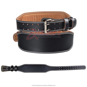 Ceinture de soutien lombaire en cuir avec boucle de fermeture pour l'entraînement musculaire et la musculation unisexe, réglable - Product Image 3