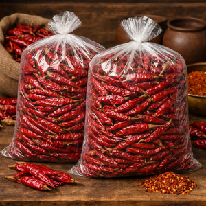Piment rouge séché (Mathania Chili) à piquanté moyen-haute, entier, sans tige et en poudre, pour usage en curry/sauce - Product Image 2