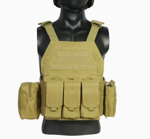 TRIBON SPORTS Tactical Vest TS-<b>TV</b>-008 Softback Nylon Hunting Utility Pockets Zipper Closure Arcuate Shoulder Strap Unisex - Product Image 6