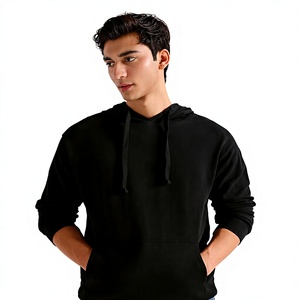 Sweat-shirt à capuche oversize de haute qualité pour homme, style streetwear, avec logo personnalisé, fermeture éclair sur le devant, en molleton, coton 370g, lavable en machine, vente en gros - Product Image 5