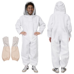 Combinaison de protection avancée pour apiculteurs avec capuche pour une inspection pratique des ruches, la collecte du miel et les activités d'apiculture. - Product Image 3