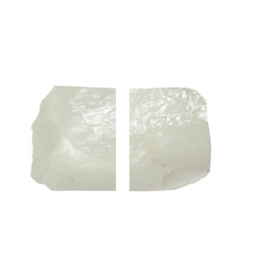 Material de piedras preciosas de alta calidad, sujetalibros de aventurina blanca, piedra natural, mineral en bruto, cristal para decoración, mayorista. - Product Image 2
