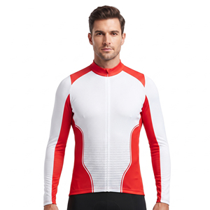 Men's Long Sleeve <b>Cycling</b> Jersey for Road & Mountain Bikes-Custom Sublimation Printed Customized Color & Logo - Product Image 1