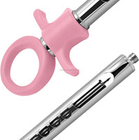Surgical Dental Aspirating Syringe 1.8ml Self-Aspirating Pink Handle CE ISO OEM ODM Stainless Steel Brass Instrument Set