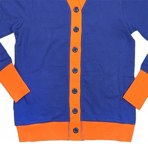 Elegant Greek Life Sorority Design Women's Custom V Neck <b>Cardigan</b> Sweater Front Winter Casual Knit Regular Sleeves Wool/Cashmere - Product Image 2