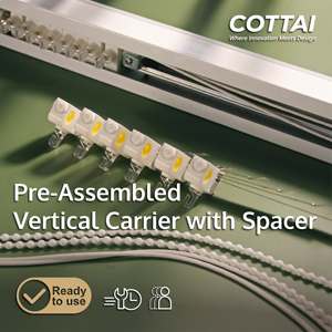 Transportador con Ruedas para Persianas Verticales - Diseño Moderno y Resistente, Material de PC Duradero, Deslizamiento Suave, Edición Aniversario - Product Image 2