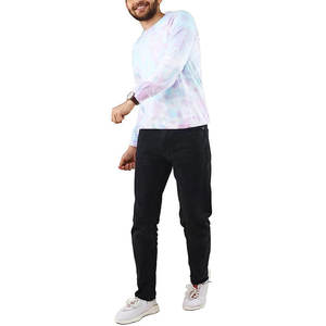 Private Label <b>Men's</b> Sweatshirt Crew Neck Long Sleeve <b>Pullover</b> with Embroidery and Printing Customization - Product Image 2
