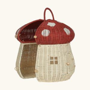 Panier de rangement en rotin tressé à la main, très vendu, panier décoratif pour enfants, pour une utilisation en extérieur et comme accessoires de photographie - Product Image 1
