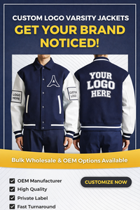 Custom Logo Unisex Hooded Windproof Varsity <b>Jacket</b> OEM 100% Cotton Shell <b>Patchwork</b> Front Bulk Wholesale College Baseball <b>Jacket</b> - Product Image 3