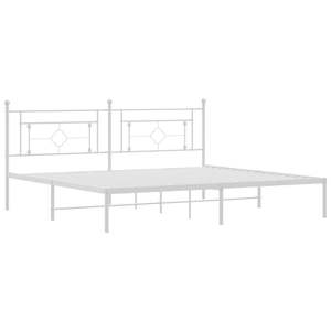 Base de Cama Doble de Acero con Recubrimiento en Polvo Blanco, Categoría de Productos de Camas Metálicas - Product Image 4