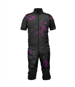 Combinaison de saut en parachute EKIN IMPEX pour homme, noire, intégrale, avec bandes réfléchissantes et fermeture éclair sur le devant, personnalisable. - Product Image 2