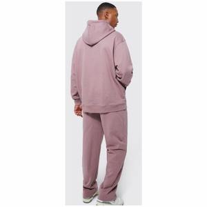 Conjunto Deportivo de Invierno Personalizado para Hombre, Dos Piezas, con Capucha, Sólido, Grueso, para Gimnasio, Fitness, Entrenamiento, de Forro Polar Técnico - Product Image 2