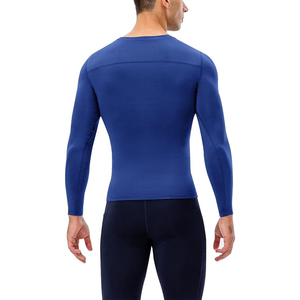 Camiseta Deportiva Personalizada con Logotipo para Hombre, Ropa Deportiva Ajustada para Gimnasio, Camiseta de Compresión de Secado Rápido para Entrenamiento - Product Image 3