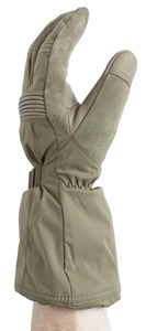 Cold Weather Tactical <b>Gloves</b> Durable Smooth Grain General Purpose Winter Snow Frost Resistant Snowboarding Leather <b>Gloves</b> - Product Image 3