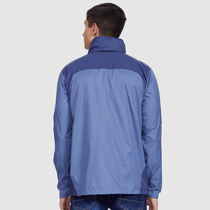 Wholesale Custom Logo Windproof Plain <b>Jacket</b> Custom <b>Mens</b> <b>Half</b> <b>Zip</b> Hood Pullover Windbreaker <b>Jackets</b> - Product Image 2