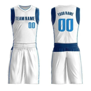 Maillot de basket-ball personnalisé en sublimation avec short assorti, léger, respirant, fabriqué au Pakistan - Product Image 4