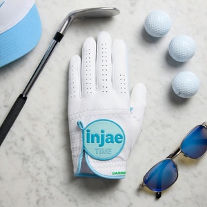 Gants de golf personnalisés INJAE en cuir Cabretta respirant, anti-UV, avec fentes pour les doigts, main gauche, cadeau unisexe, sport, cyclisme, ski - Product Image 3