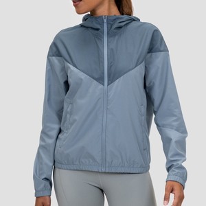 Custom <b>Women</b> Windbreaker <b>Jacket</b> Full Zip <b>Lightweight</b> Windproof Outdoor <b>Jacket</b> Wholesale OEM ODM Factory Manufacturer - Product Image 1