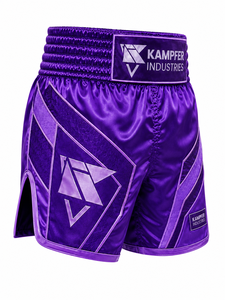 กางเกงมวยไทย MMA สำหรับผู้ใหญ่ แบบไร้ตะเข็บ แห้งเร็ว ระบายอากาศได้ดี ผลิตจากผ้าโพลีเอสเตอร์/คอตตอน พิมพ์โลโก้ตามสั่งด้านหน้า - Product Image 6