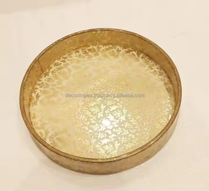 Plateau en MDF Décoration de table Plateaux en bois Ensemble de trois plateaux en bois au design de service avec impression et finition émaillée pour Noël - Product Image 4