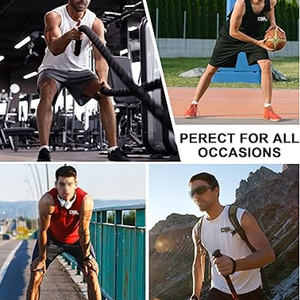 Top Quality Best Performance Sleeveless <b>Compression</b> <b>Shirt</b> <b>Men</b> Lightweight Breathable Running Gym - Product Image 6