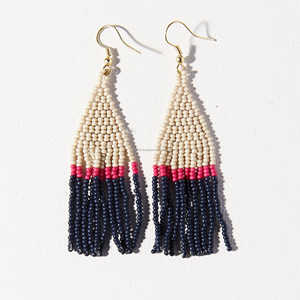 Handmade Bohemia Style Dangle Earrings with Seed Bead <b>Glass</b> New Model Fashion Jewelry for Women and <b>Girls</b> Party Gift - Product Image 1