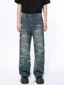 Premium Quality <b>Men</b> Denim Side Pocket Outdoor <b>Jeans</b> Zipper Pencil Long Pants <b>Men's</b> Clothes Trousers Casual Wear Denim <b>Jeans</b> - Product Image 2