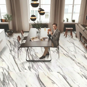 Viola Statuario, Gran Oferta, Azulejos de Porcelana de 80x160cm, Azulejos Brillantes para Piso y Pared, Baño, Cocina, Formato Grande, Duraderos, Resistentes a los Ácidos - Product Image 1