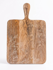 Planche à pain rectangulaire en bois recyclé, écologique, pour la cuisine, bloc de découpe, passe au lave-vaisselle, utilisation domestique et en restaurant, FAIZA CRAFT - Product Image 6